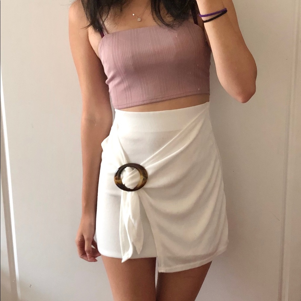 Verge Girl Positano white skirt